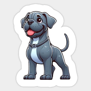 Cute Cane corso Sticker